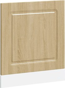 vidaXL mosogatógép panel Kalmar sonoma tölgy 60x1,5x67 cm mérnöki fa