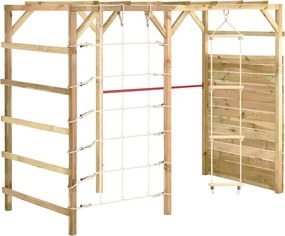 vidaXL impregnált fenyőfa mászóka 240 x 100 x 170 cm