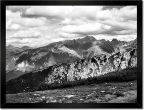 Poszterek keretben 40x30 Tátra Lengyel hegyek Kilátás
