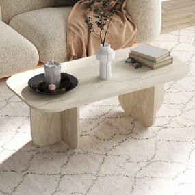 Becaj Travertine konferenciaasztal