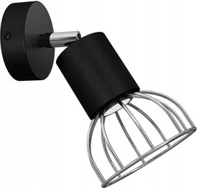 Fali lĂĄmpa Dante Black/silver 1x mini GU10 Milagro fali lĂĄmpa 1xGU10