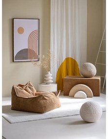 Barna kordbársony gyerek babzsákfotel Chair – Wigiwama