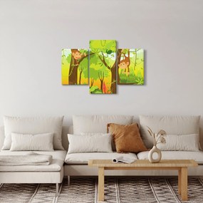 Kép - majmok (90x60 cm)