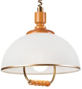 RAMONA kihúzható lámpa 1xE27/60W/230V bézs/barna