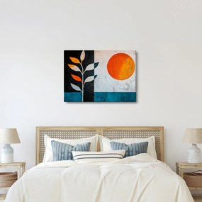 Kép - Növény és nap absztrakciója (70x50 cm)