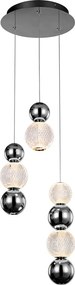 Italux glamour modern függeszték oter króm itx5900644432876