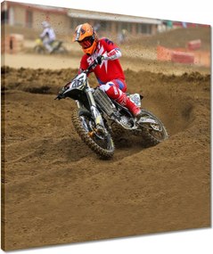 Vászonkép 50x50 MotoCross Motorkerékpár Gumiabroncsok