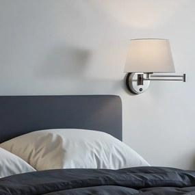 RENDL AVENIDA fali lámpa matt nikkel 230V LED E27 11W