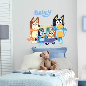 Textil falmatrica "Bluey"