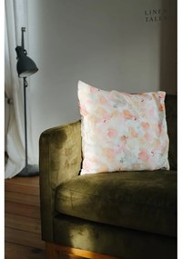 Len párnahuzat 40x40 cm Floral – Linen Tales