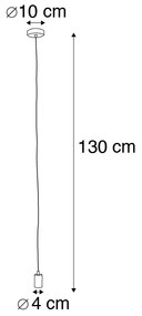 Okos függőlámpa fekete, WiFi G95-tel - Facil