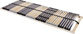 vidaXL Lécalap Barna 80 x 190 cm Tömör bükkfa