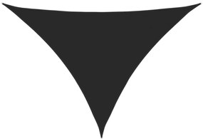 fekete 100% poliészter oxford szövet napvitorla 7 x 5 x 5 m