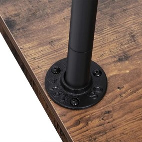 LINEA mobil álló ruhafogas, barna/fekete