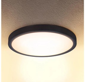 Brilagi Brilagi-LED DimmelhetĆ lĂĄmpa ESTELA LED/48W/230V 3000-6500K Ăž 40 cm fekete + tĂĄvirĂĄnyĂtĂł BG1346