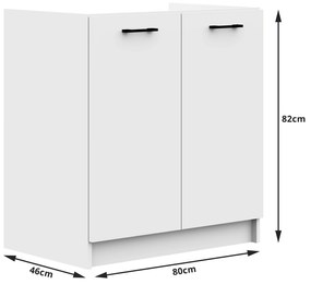 Sarokkonyha 300 cm Ozara III (fehér). Akció -16%. 1069484