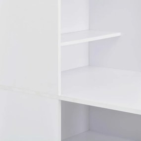 fehér bárasztal szekrénnyel 115 x 59 x 200 cm