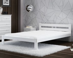 AMI nábytek ESM1 fenyő ágy 120x200cm fehér