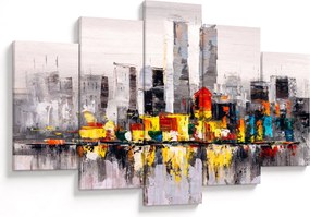 Kép - A nagyváros festménye (150x105 cm)