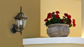 POLUX 302564 FLORENCJA Klasszikus Kültéri Fali Lámpa Patina E27 IP43