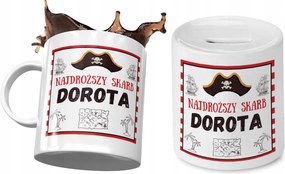 Dorottya Bögre Persely Szett Gyerekeknek Nyomtatott Fotóval