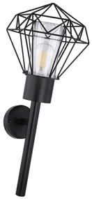 Globo 31355W - Kültéri fali lámpa HORACE 1xE27/15W/230V IP44