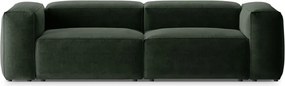 Zöld kanapé 264 cm Bergamo – Cosmopolitan Design