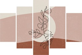 Kép - Boho levelek N⁰2 (150x105 cm)
