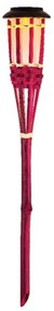 Torch Kerti lámpa, Lumineo, 9x54 cm, bambusz, rózsaszín