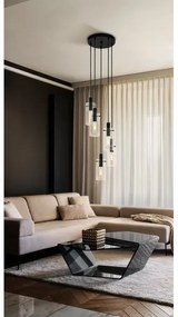 Eglo 97368 -  Csillár zsinóron MONTEFINO 5xE27/60W/230V