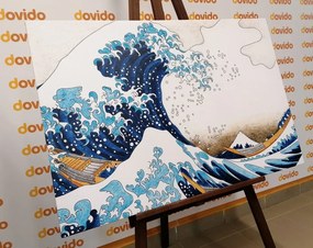 Kép reprodukció Kanagawa nagy hulláma - Kacušika Hokusai