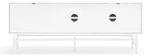 Fehér TV-állvány 140x52 cm Punto - Teulat