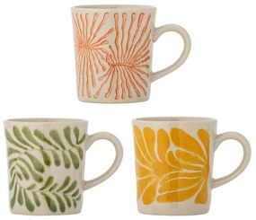 Kőedény csésze szett cappucinóhoz 3 db-os 205 ml Fauni – Bloomingville
