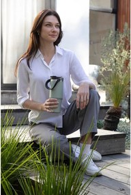 Szürke rozsdamentes acél utazó ivópalack 1 l Eco – Ladelle