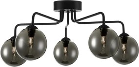 DAR LIGHTING FEY0522-01 FEYA Mennyezeti CsillĂĄr Fekete, FĂŒstös G9 IP20