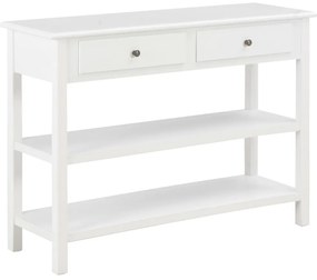 fehér MDF tálalószekrény 110 x 35 x 80 cm