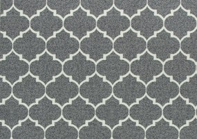 Nappali Szőnyeg Világos Szürke Clover Marokkói Lóhere Filc 150x200 cm