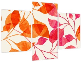 Kép - Narancssárga levelek (90x60 cm)