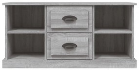 szürke sonoma színű szerelt fa TV-szekrény 99,5x35,5x48 cm
