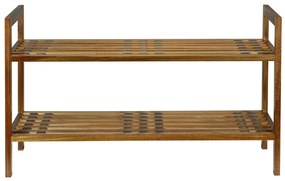 Natúr színű akácfa cipőtartó állvány 69x40,5x27 cm Fondi – Wenko