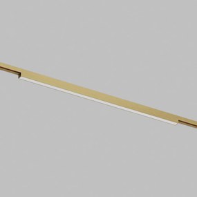 DK/EU-5752-SB Shine Track light, LINEAR 3000 series, L601*W19*H27, LED, 48V DC, 24W, RA≥90, 3000K, IP20, satin brass color, aluminum — DK/EU-5752-SB