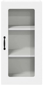 Fali konyhaszekrény 2 pcs Fehér 40 x 31 x 80 cm Faanyag