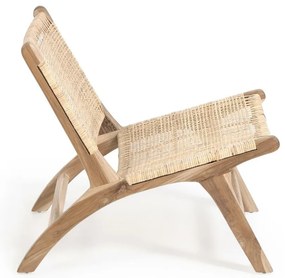 Natúr színű szőtt fotel Beida – Kave Home