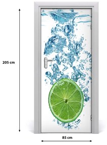 Ajtómatrica Lime víz alatt 75x205 cm