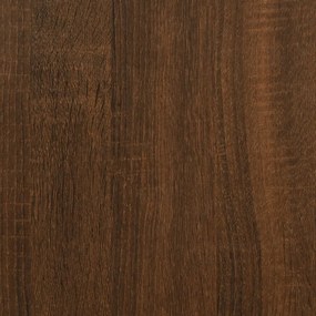 barna tölgyszínű szerelt fa cipőszekrény 100x35x50 cm