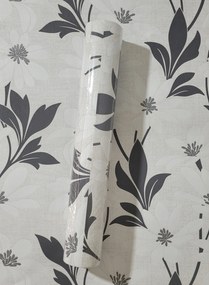 Fali tapĂ©ta, nagy virĂĄgok, ezĂŒst csillĂĄmok, zsĂĄk utĂĄnzat, 13524-50