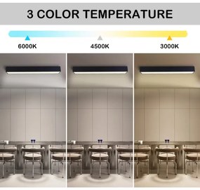 Immax NEO 07074-90-LED Dimmelhető mennyezeti lámpa CANTO 50W/230V fekete Tuya + távirányító