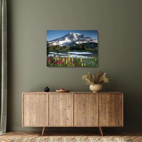 Üveg kép - Mount Rainier (70x50 cm)