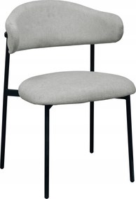 Szürke kárpitozott szék nappaliba, étkezőbe és konyhába modern Milos