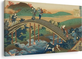 Kép - Katsushika Hokusai, Ariwara no Narihirafrom the series One Hundred, Poems Explained by the Nurse (Hyakunin isshu uba ga etoki), reprodukciók (90x60 cm)